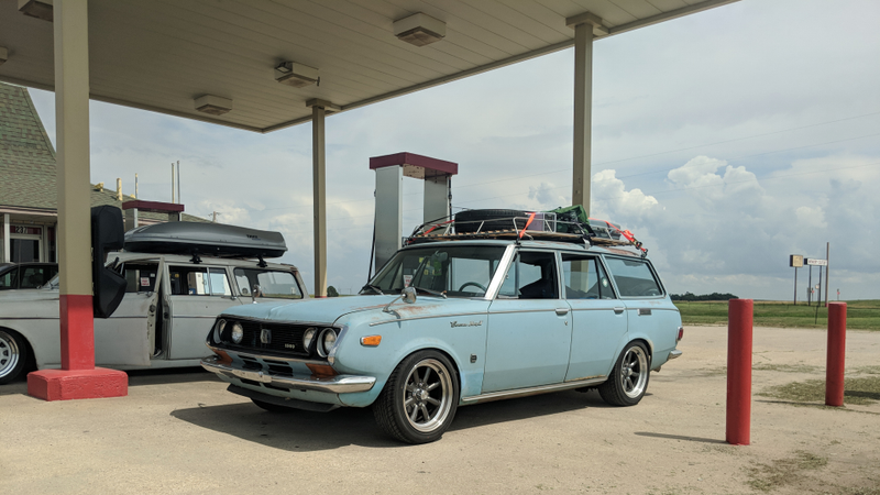 McBride’s Corona, next to the Volvo.